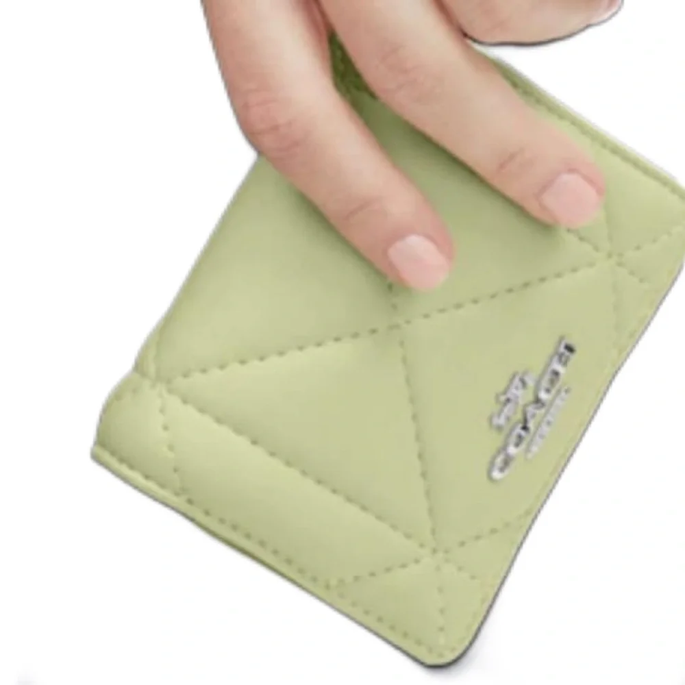 Coach Quilted Crossbody Bag - Light Green